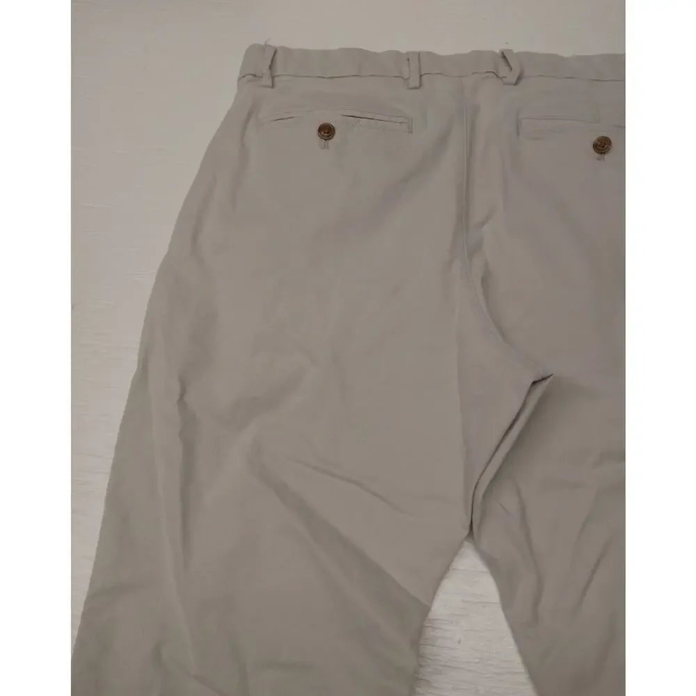 Gap 34x30 Essential Men's Khaki Straight Taper Pants Good Condition Clothing - Picture 8 of 10
